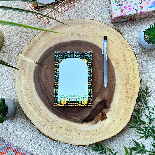 Garden Designer A6 Notepad | Pretty Indian Stationery | By Sanjana Raj