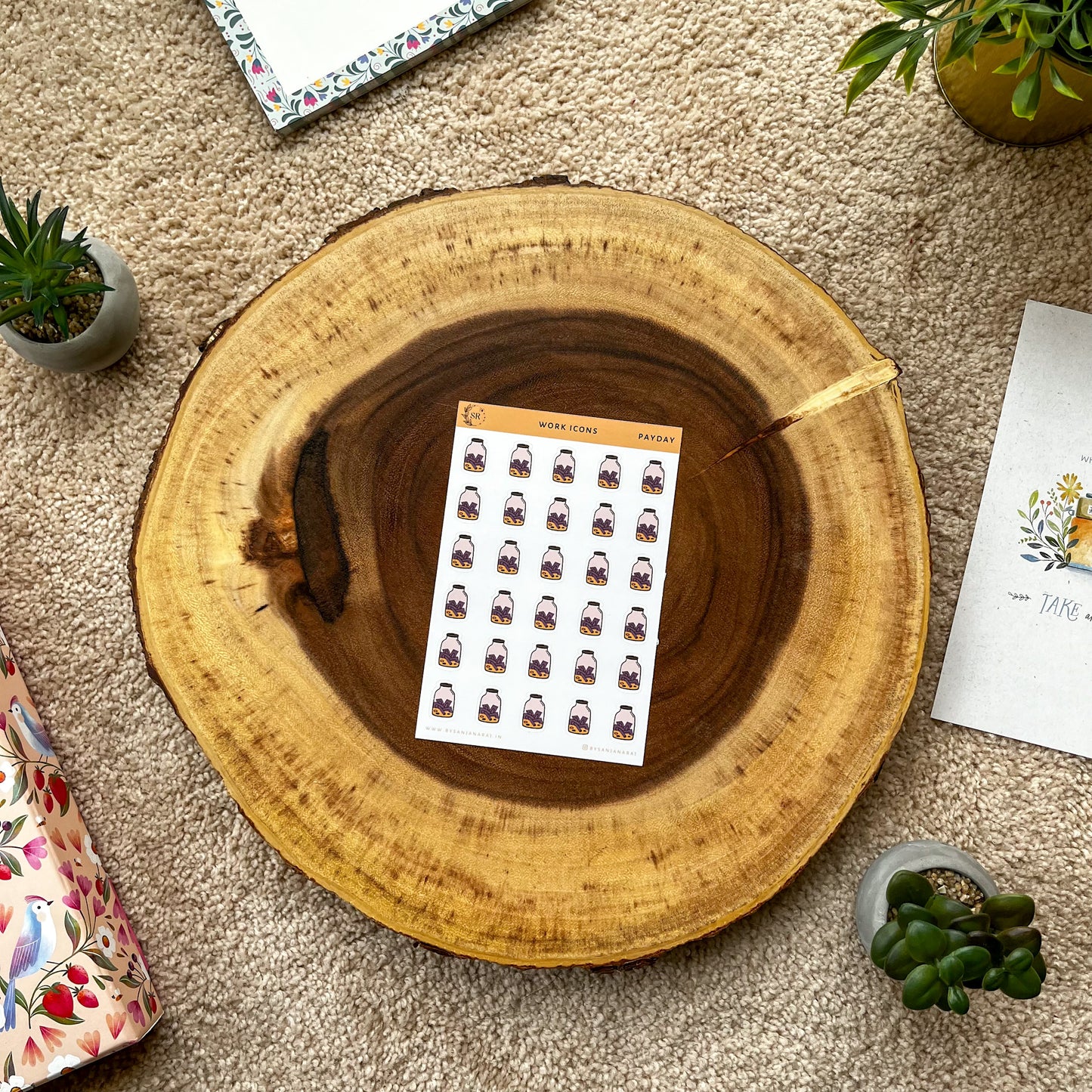 Work Icons | Payday - Singles | Planner Stickers | By Sanjana Raj