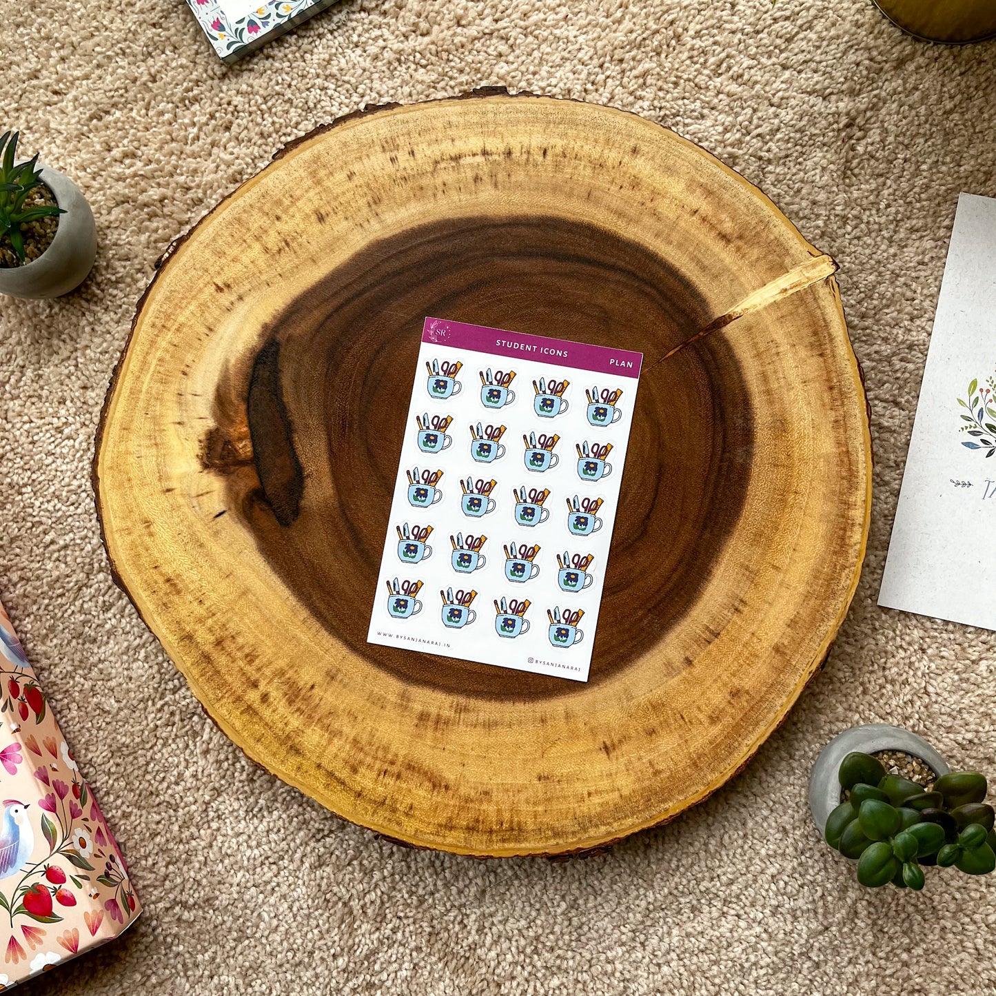 Student Icons | Plan - Singles | Planner Stickers | By Sanjana Raj